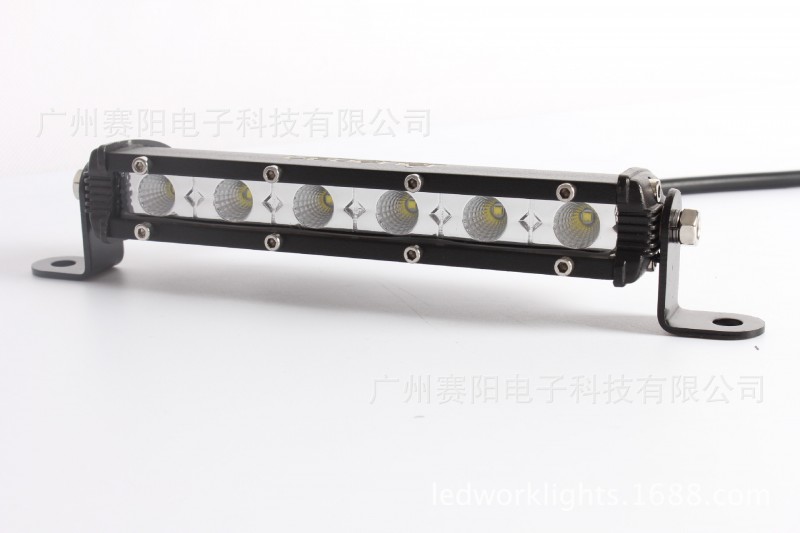 新款LED長條燈18W12v24v LED工作燈 爆款超薄長條燈7英寸18W 長條工廠,批發,進口,代購