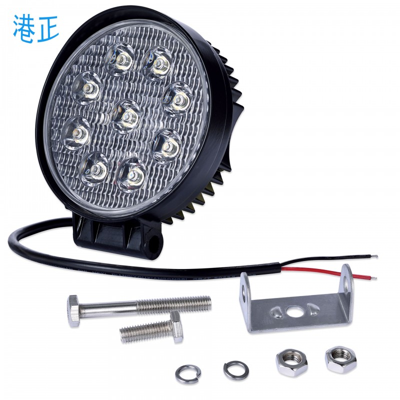 High Power 27W LED Work Light工作燈圓形 offroad汽修燈批發・進口・工廠・代買・代購