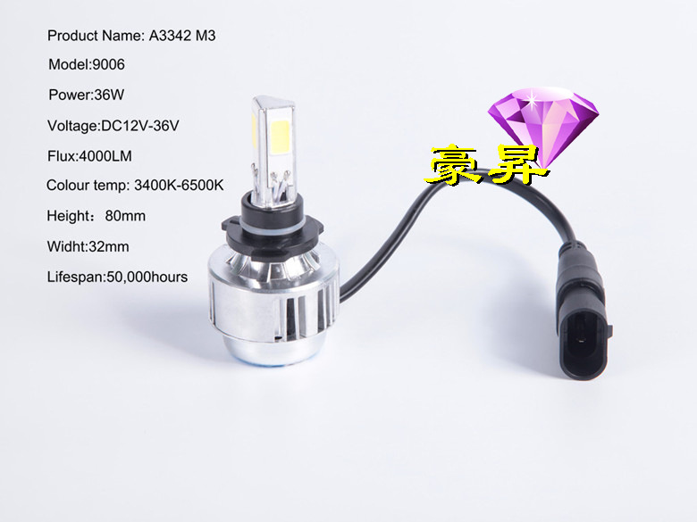 新款 LED汽車大燈9006 CREE 足30W LED前大燈改裝 摩托車LED大燈批發・進口・工廠・代買・代購