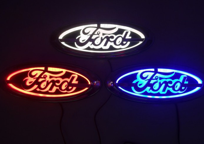 5D福特 福克斯 蒙特歐-致勝 車標混合動力 車標燈 LED車標尾燈工廠,批發,進口,代購