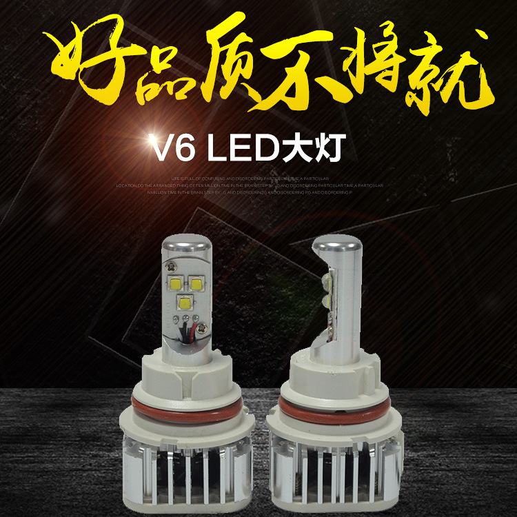 廠傢直銷 汽車LED大燈 燈光升級高亮大燈 高聚光H7H4 LED前大燈工廠,批發,進口,代購