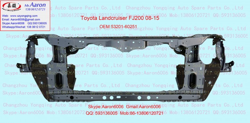 For Land Cruiser FJ200 12- radiator support 53201-60251工廠,批發,進口,代購