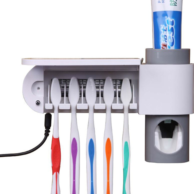 衛舒潔全自動擠牙膏器帶牙刷架套裝紫外線牙刷消毒器 衛浴套裝工廠,批發,進口,代購