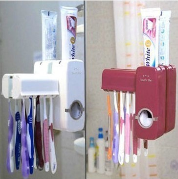 Touch me全自動牙膏擠壓器 牙刷架套裝 擠牙膏器 256g工廠,批發,進口,代購
