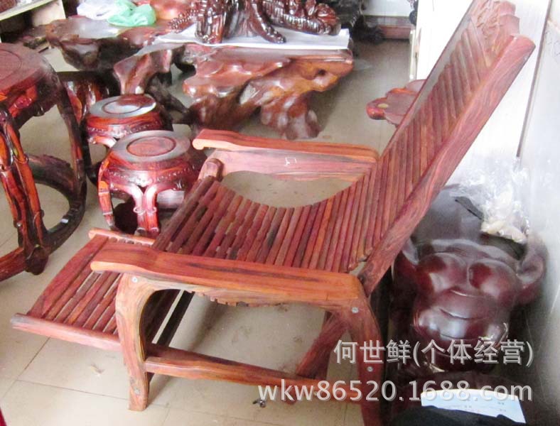 紅木傢具 紅酸枝原木原色 躺椅工廠,批發,進口,代購