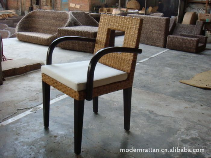 廠傢直銷歐式藤傢具 RC-2 進口藤片餐椅 新款扶手椅帶坐墊工廠,批發,進口,代購