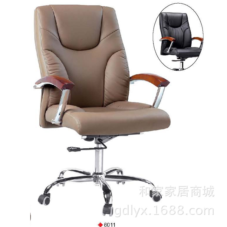 廠傢直銷西皮主管椅 可升降辦公椅 廣東樂從傢具 6011工廠,批發,進口,代購