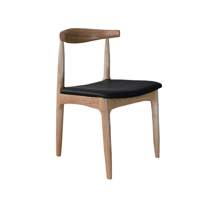 北歐簡約餐椅酒店日式傢用牛角椅皮藝休閒咖啡椅子設計師椅子工廠,批發,進口,代購