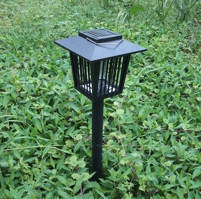方形 太陽能滅蚊燈 太陽能草坪燈 3LED 紫光 白光兩檔 一件代發工廠,批發,進口,代購