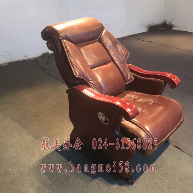 沈陽老板椅，2016新款牛皮，高級棕色四角老板椅工廠,批發,進口,代購