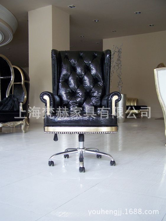 上海 真皮 大班椅 真皮 鱷魚皮 轉椅 真皮 書椅 老板椅	a266工廠,批發,進口,代購