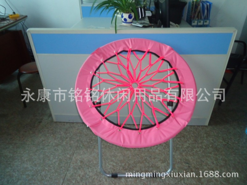 蹦極椅彈簧繩可折疊 休閒月亮椅 蜘蛛網太陽沙灘椅專利產品橡膠椅工廠,批發,進口,代購