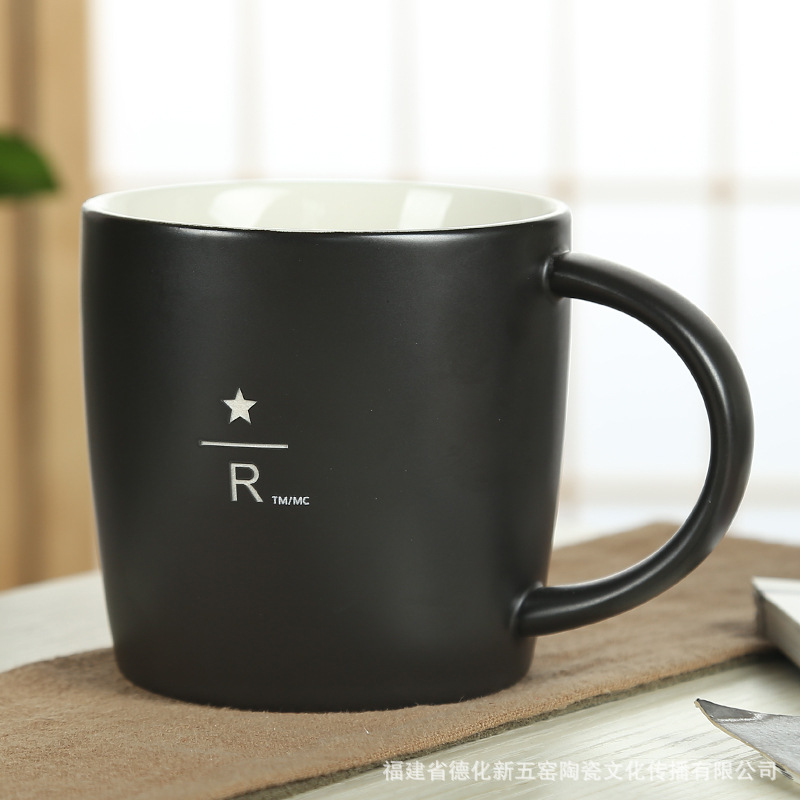 陶瓷杯創意水杯咖啡杯子星巴克馬克杯廣告禮品廠傢直銷可定製LOGO批發・進口・工廠・代買・代購