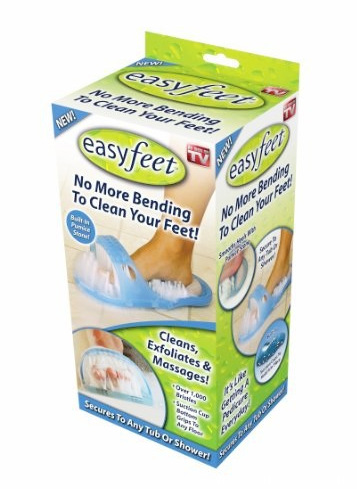 浴室按摩拖鞋 去死皮easyfeet 磨腳皮器帶刷拖鞋TV產品easy feet工廠,批發,進口,代購