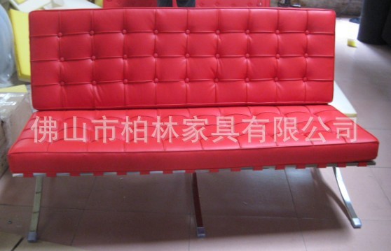 雙人位巴塞羅那椅(二人位)紅色工廠,批發,進口,代購