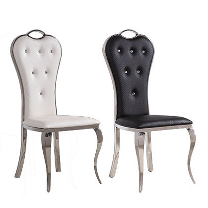廠傢直銷時尚高檔現代不銹鋼餐椅  pu皮椅子#批發・進口・工廠・代買・代購