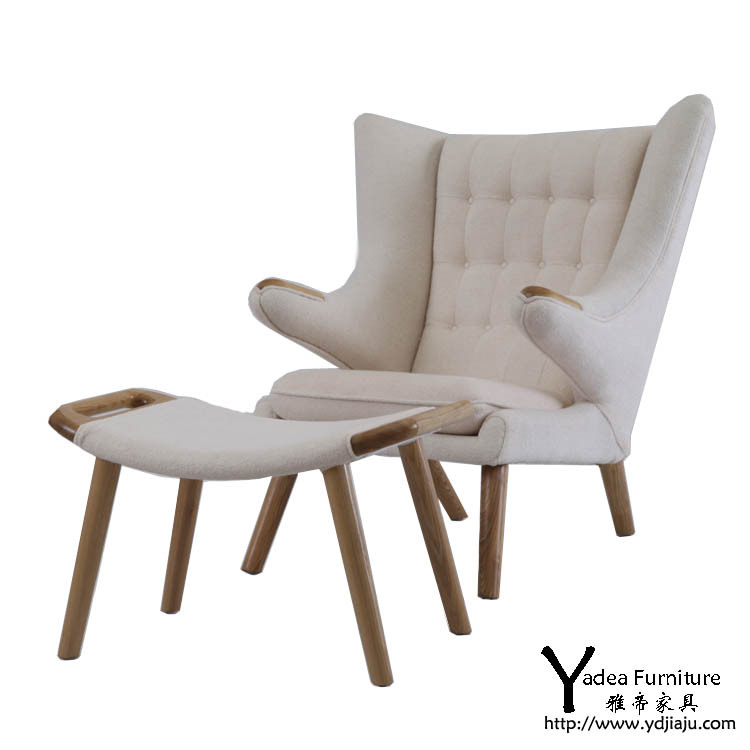 熊椅(Papa Bear Chair)-PP19  實木休閒躺椅 北歐設計 歐洲品質工廠,批發,進口,代購