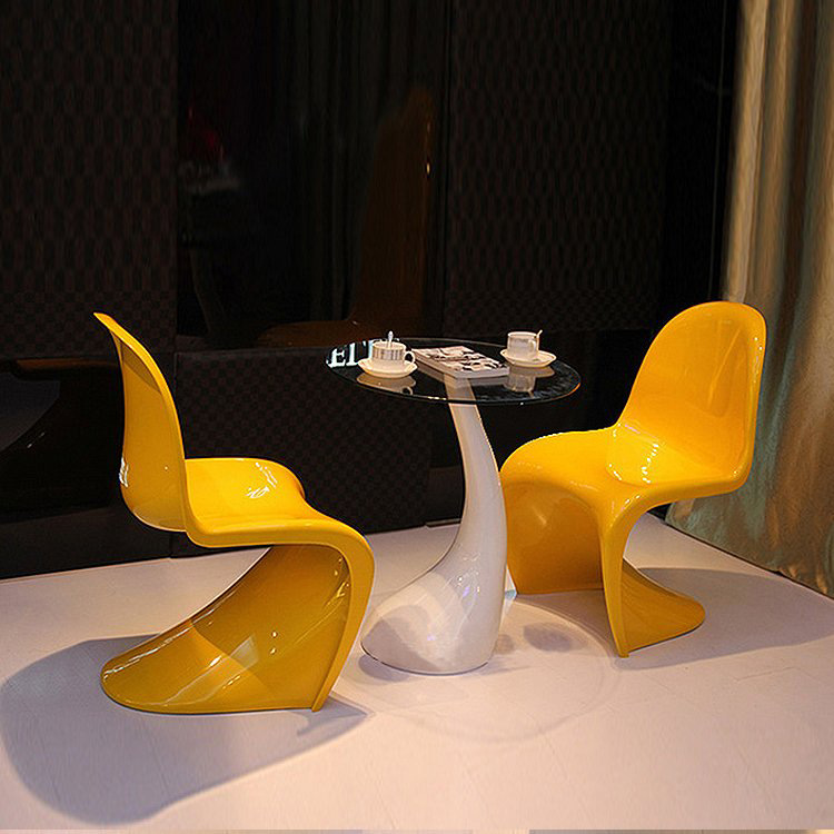 廠傢直銷個性潘東椅塑料椅子辦公桌椅西餐廳高級會議接待桌椅組合批發・進口・工廠・代買・代購