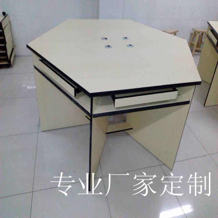 六角桌/六邊形電腦桌/辦公傢具廠傢定製工廠,批發,進口,代購