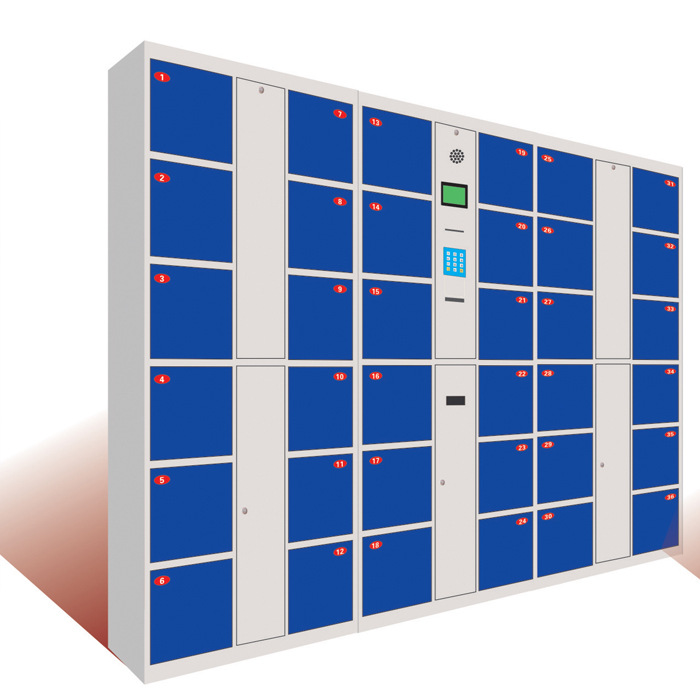 廠傢直銷36門IC卡櫃  智能寄存櫃存包櫃  員工儲物櫃  專業定製工廠,批發,進口,代購