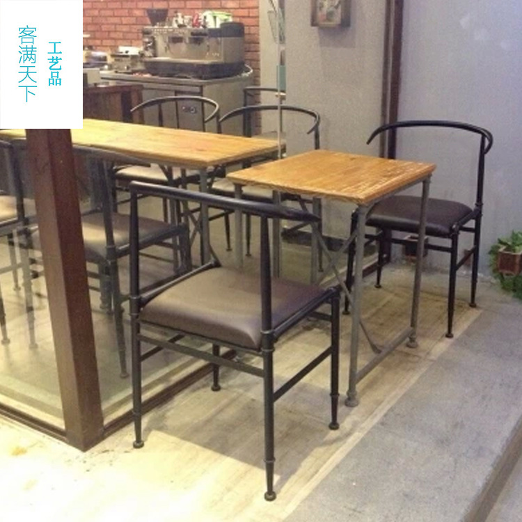 美式鄉村 創意實木餐椅飯店咖啡廳做舊牛角椅復古傢具桌椅定製工廠,批發,進口,代購