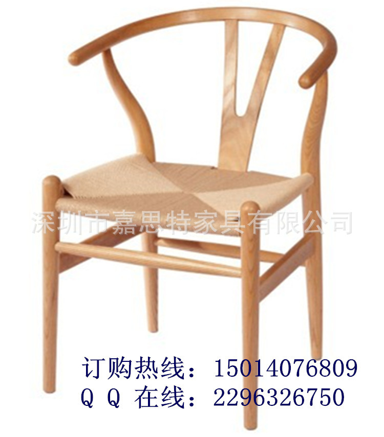 廣東傢具直銷北歐風格實木餐椅Y椅繩椅 叉骨椅工廠,批發,進口,代購