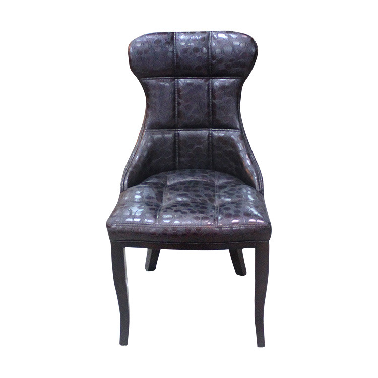 廠傢批發 皮製歐式實木餐椅 實木軟包酒店餐椅 酒吧客廳椅子 熱銷工廠,批發,進口,代購