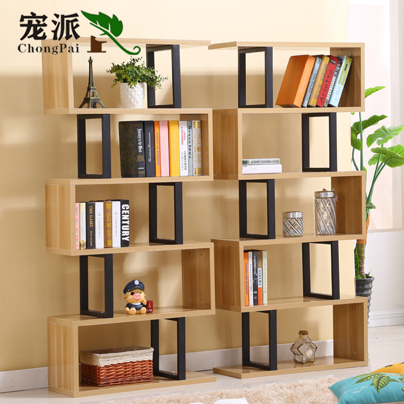特價書櫃書架簡約現代自由組合鋼木傢用兒童儲物櫃多層創意置物架工廠,批發,進口,代購