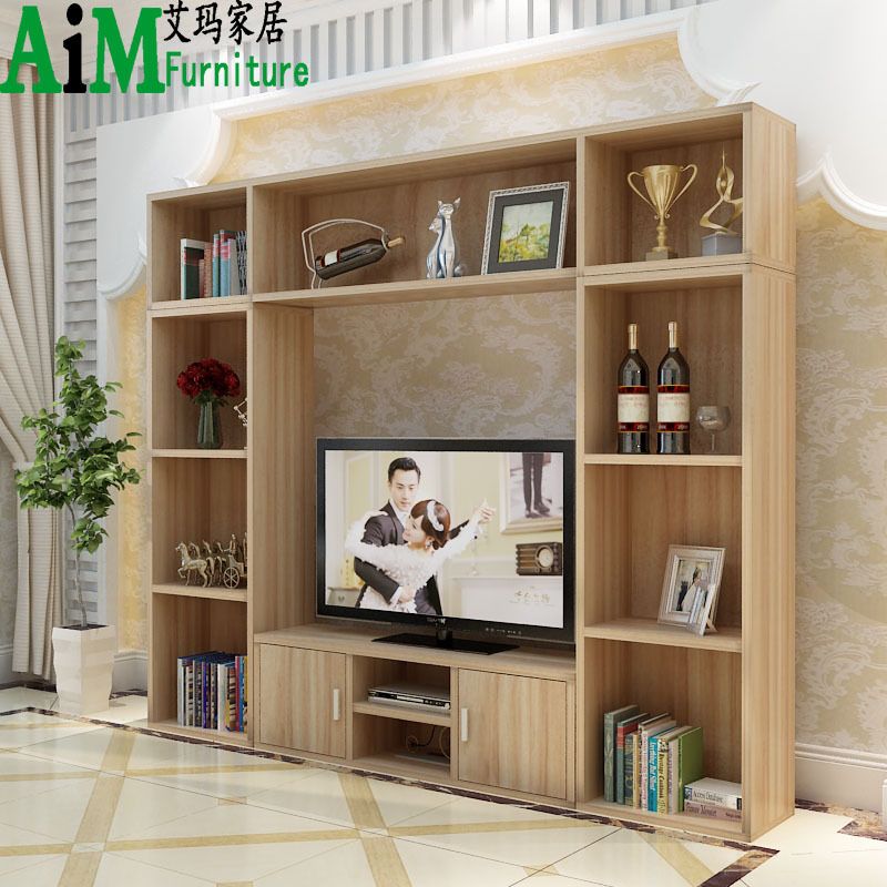 四川艾瑪傢居定製 客廳傢具 簡約電視機櫃 墻櫃 書架 一件代發批發・進口・工廠・代買・代購
