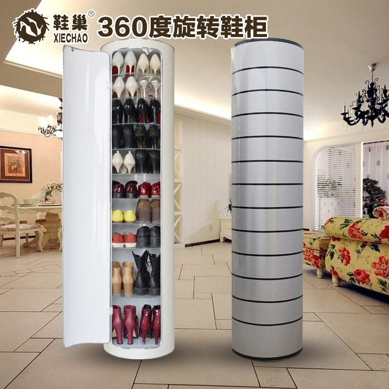 360度鞋巢創意旋轉鞋櫃智能大容量歐式烤漆鞋櫃廠傢批發特價包郵工廠,批發,進口,代購
