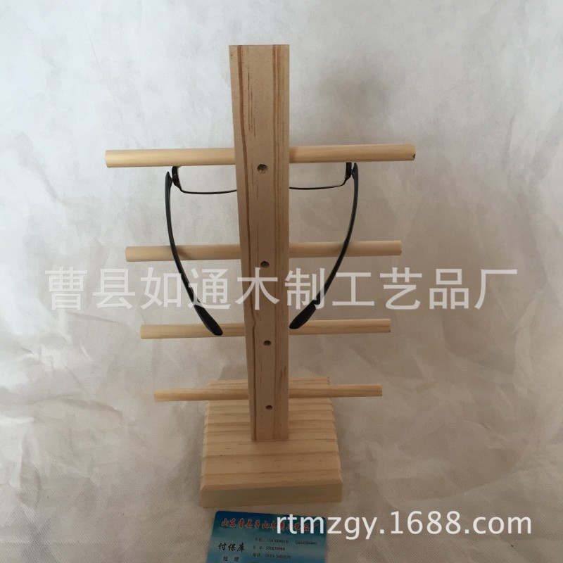 專業定製木製眼鏡展示架 太陽鏡展示架 臺麵木製眼鏡鏡架工廠,批發,進口,代購