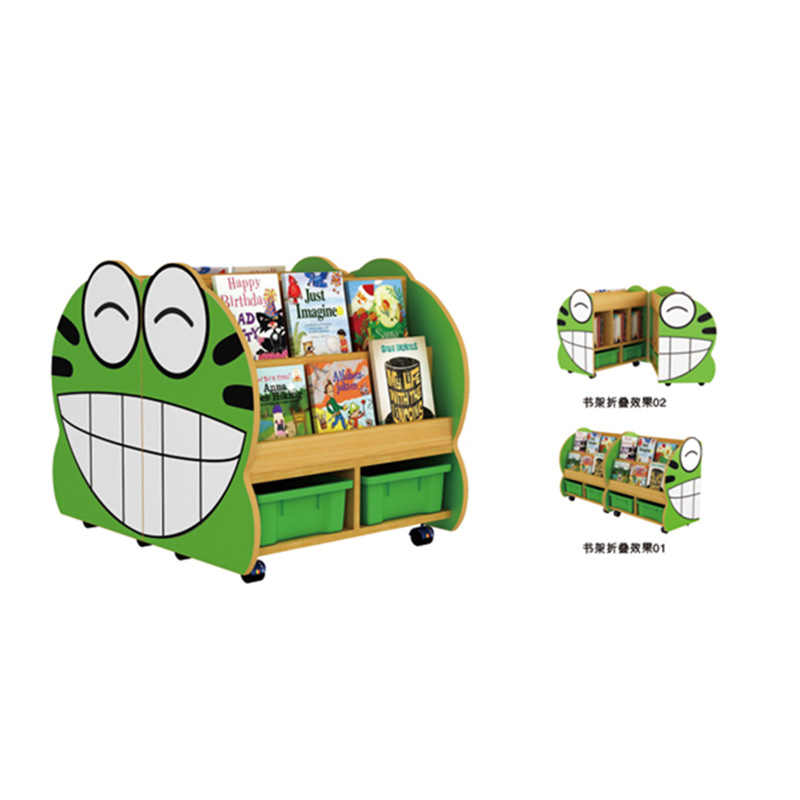 青蛙造型書架 幼兒園兒童卡通書架批發 宜傢風格儲物櫃HJL-0292批發・進口・工廠・代買・代購