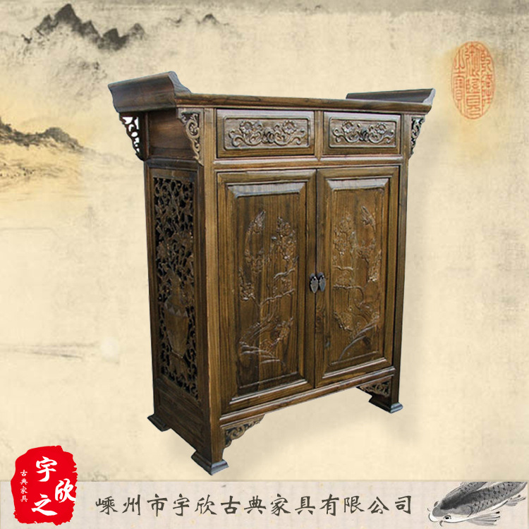 收納櫃/花瓶鞋櫃/仿古傢具/客廳傢具/環保傢具E-64工廠,批發,進口,代購