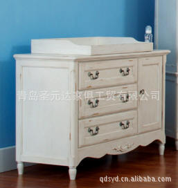 田園床頭櫃 收納櫃 韓式傢具 白色 簡約實木批發・進口・工廠・代買・代購