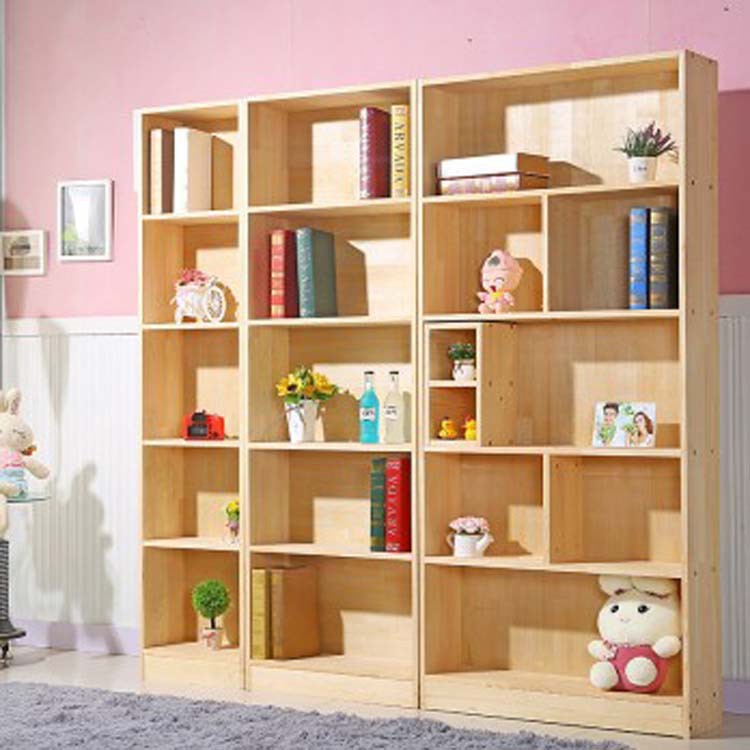 包郵特價松木實木書櫃自由組合1.8櫃兒童書櫃書櫥書架可帶門工廠,批發,進口,代購
