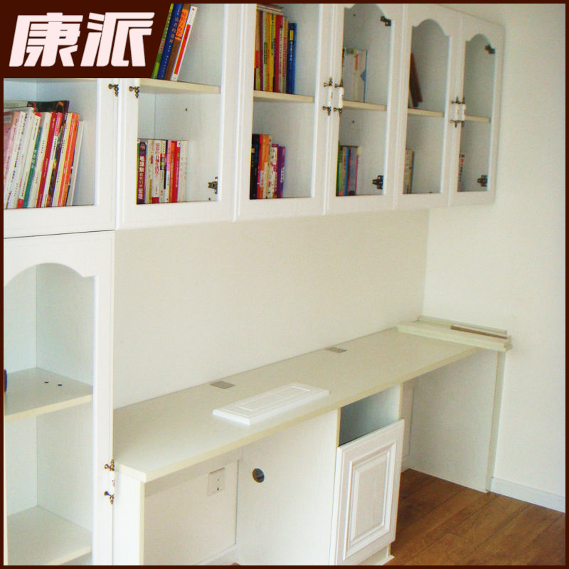 簡易書櫃定製 立式書櫃 白色韓式整體書櫃 廠傢批發韓式傢具工廠,批發,進口,代購