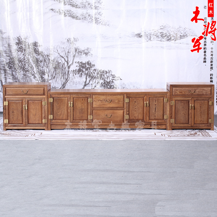 中式傢具 紅木傢具 實木液晶電視機櫃 雞翅木電視櫃  古典工廠,批發,進口,代購