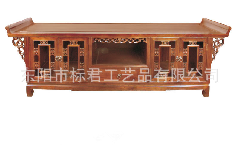 榆木電視櫃影視櫃 實木傢具 經濟適用新中式古樸典雅G-041工廠,批發,進口,代購