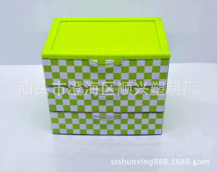 熱銷供應 502-3 綠方格辦公塑料文件櫃 三層塑料文件櫃工廠,批發,進口,代購