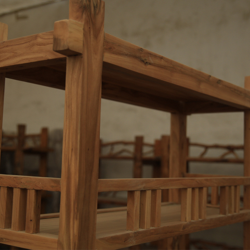 廠傢生產多材質老榆木書架多寶格 專業打造老榆木書架多寶格工廠,批發,進口,代購
