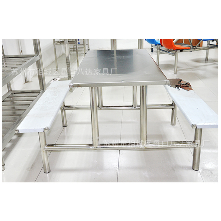 A-051專業供應1200*600銀白色不銹鋼餐桌四人位板連身不銹鋼餐桌批發・進口・工廠・代買・代購