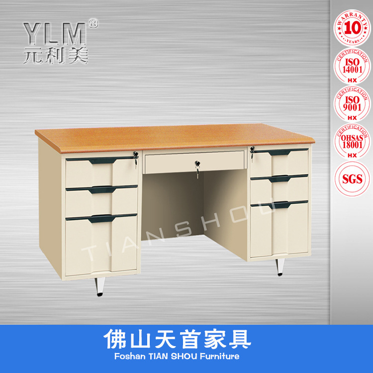 7D147 生產優質雙櫃辦公桌鋼架辦公桌容納空間大1件起批閱覽桌批發・進口・工廠・代買・代購