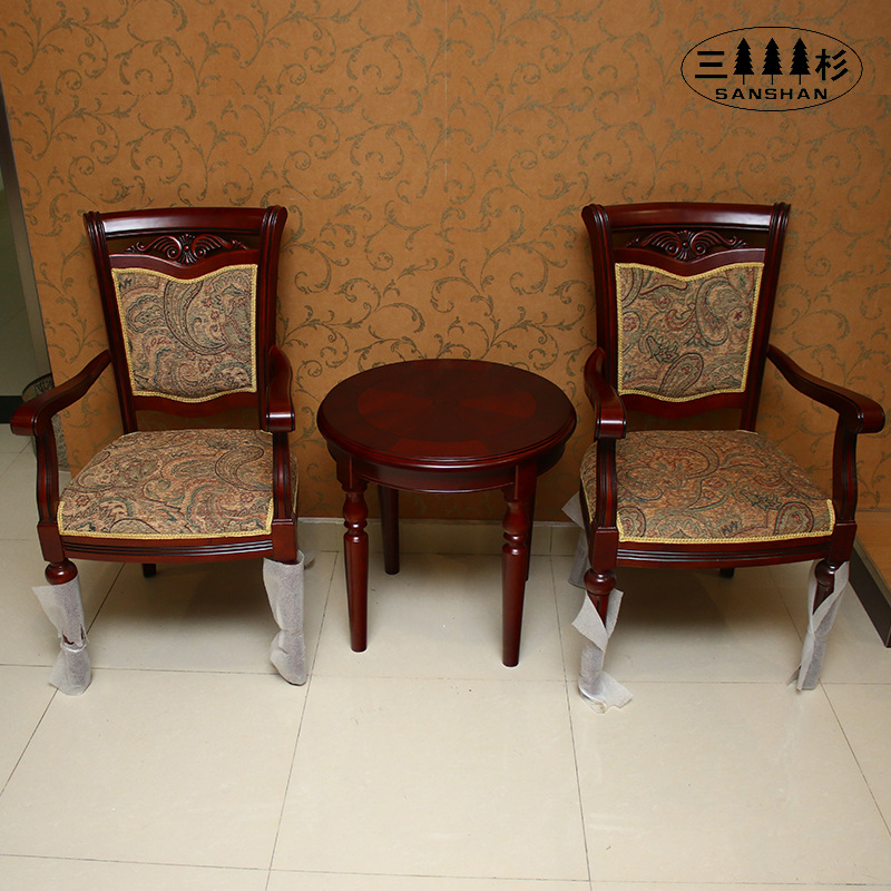 三杉傢具專業生產定製  批發海棠色椅子茶幾組合一手貨源工廠,批發,進口,代購