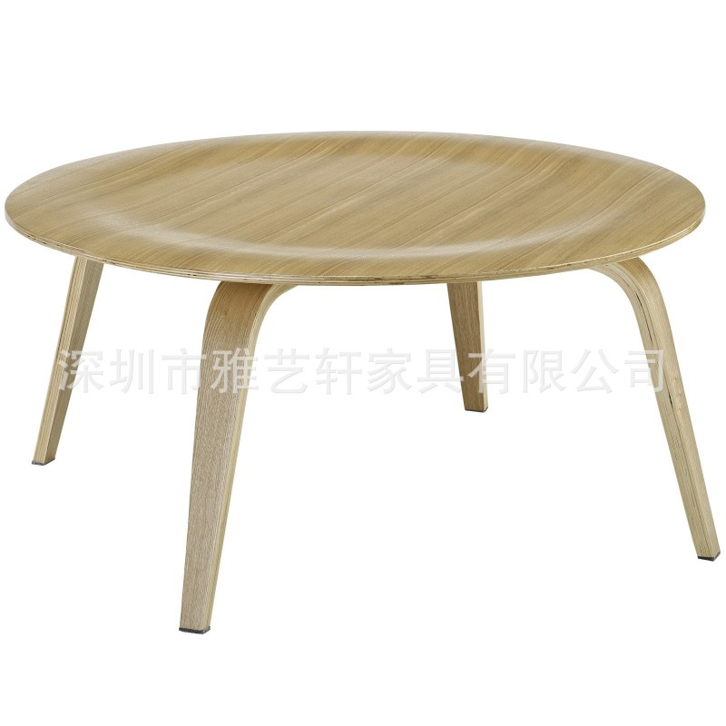 Eames Plywood table伊姆斯茶幾彎曲木茶幾咖啡圓幾實木圓幾批發・進口・工廠・代買・代購