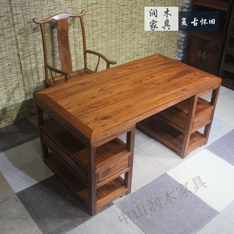 現代簡約香樟木書桌 做工精致寫字辦公桌椅批發 中式仿古實木傢具批發・進口・工廠・代買・代購