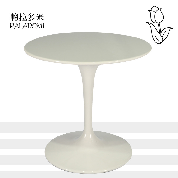 鬱金香桌Tulip Table圓形餐桌洽談會客桌 玻璃鋼定製傢具YXL-YJX3批發・進口・工廠・代買・代購