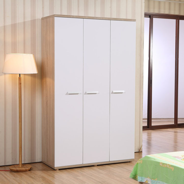 臥室現代簡約三門木質衣櫃環保板式大衣櫃衣櫥批發・進口・工廠・代買・代購