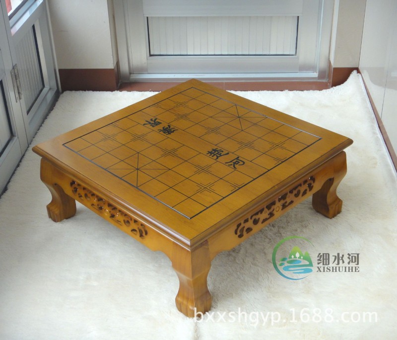 仿古簡約實木棋盤桌象棋圍棋桌榻榻米茶幾飄窗桌喝茶桌炕桌工廠,批發,進口,代購