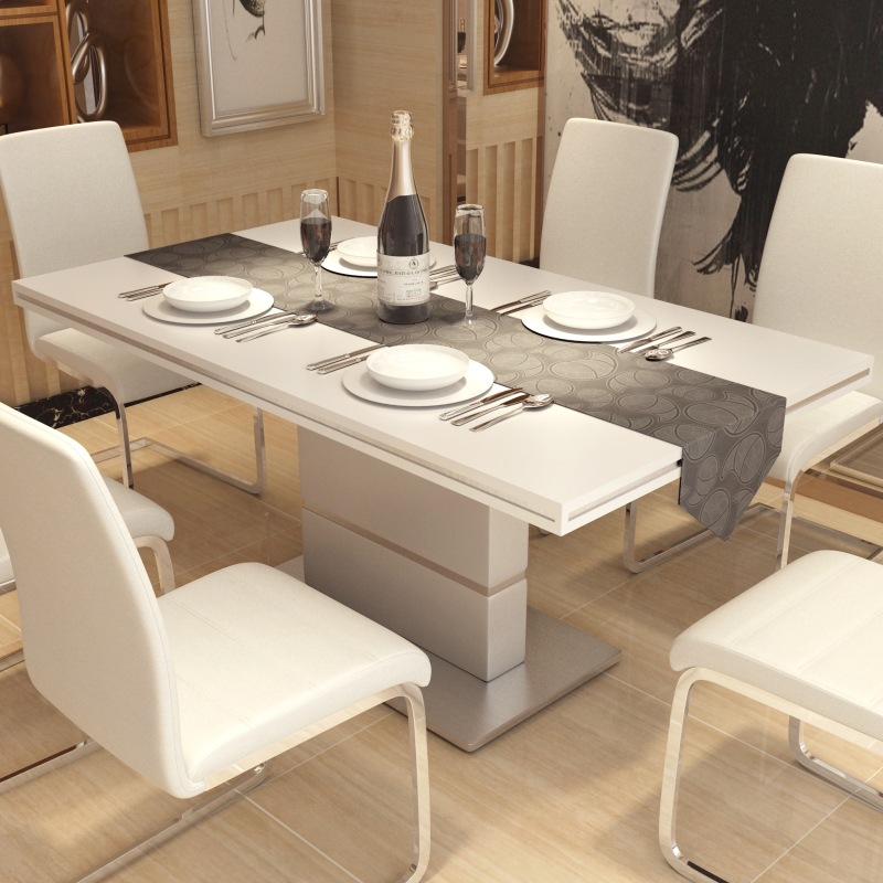 餐桌 創意現代簡約餐桌椅 小戶型西餐桌椅組合烤漆飯桌子批發・進口・工廠・代買・代購