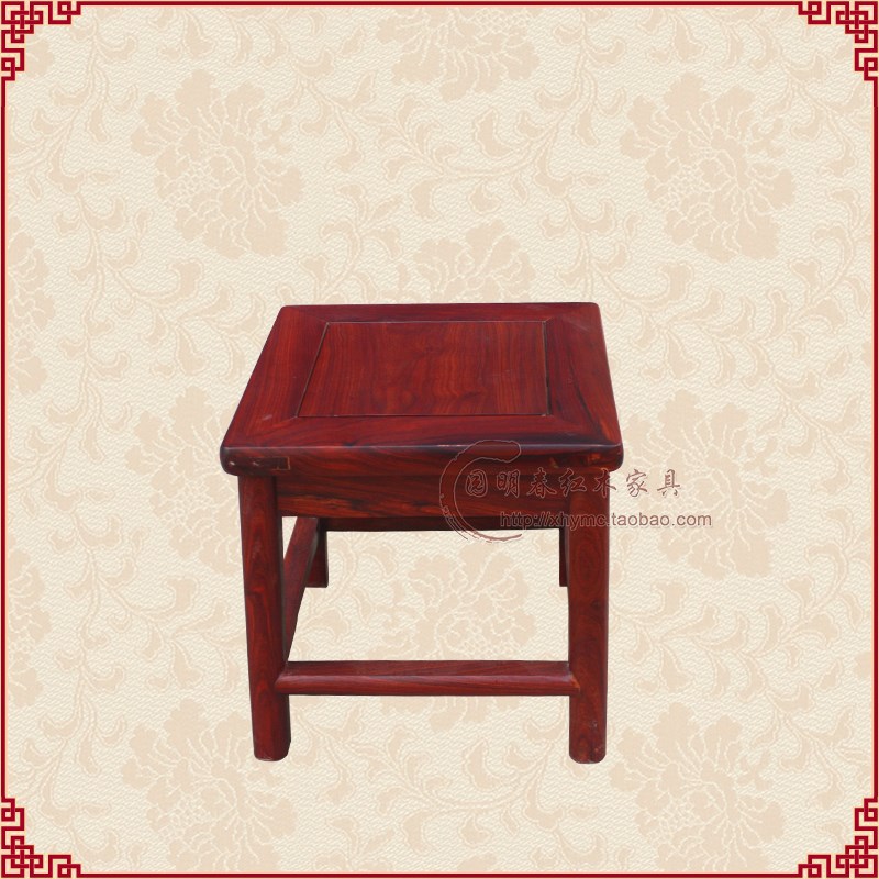 明清古典紅木傢具 小葉紅檀木小方凳 中式實木小木凳換鞋凳精品批發・進口・工廠・代買・代購